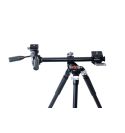 VEO 3+ 263AP - Trípode de aluminio, rótula de 3 vías y columna central multiángulo