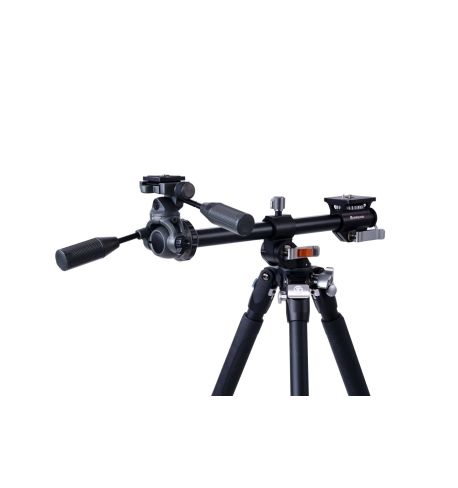 VEO 3+ 263AP - Trípode de aluminio, rótula de 3 vías y columna central multiángulo