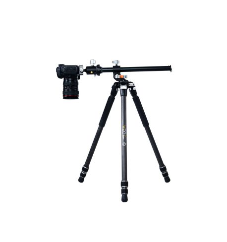VEO 3+ 263CB - Trípode de fibra de carbono, rótula de bola y columna central multiángulo