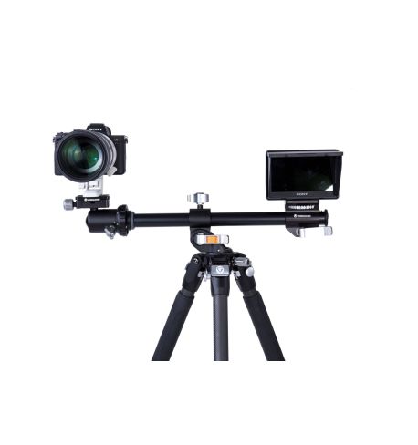 VEO 3+ 263CB - Trípode de fibra de carbono, rótula de bola y columna central multiángulo