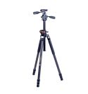 VEO 3+ 263CP - Trípode de fibra de carbono, rótula de 3 vías y columna central multiángulo