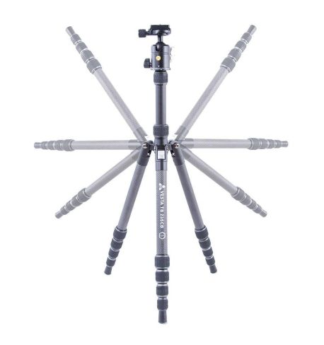 Vesta TB 235CB - Trípode de viaje de carbono