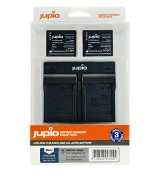 CARGADOR JUPIO DOBLE + 2 BATERIAS PANASONIC BLG10E CPA1006