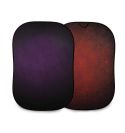 Lastolite by Manfrotto Fondo plegable Vintage 1,5m x 2,1m (5' x 7') Aubergine (púrpura intenso)/Crimson (carmesí)