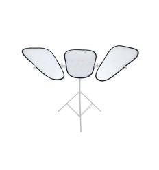 Lastolite by Manfrotto Triflector MKII Juego de 3 Paneles Plata / Blanco