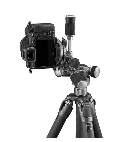 GITZO -  Kit trípode Gitzo Mountaineer con rótula 3 way GHF3W. Serie 2. Carbono. 4 secc.