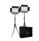 NANLITE PANEL LED 1200CSA BICOLOR CON ALETAS  Kit x 2uds. (NA1220182KIT)