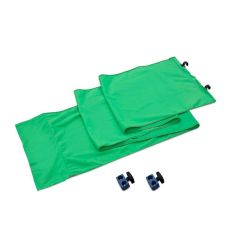 Lastolite by Manfrotto Fondo Panoramic - Kit de conexión 2,3m (7'5") Chroma Key Verde