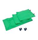 Lastolite by Manfrotto Fondo Panoramic - Kit de conexión 2,3m (7'5") Chroma Key Verde