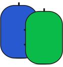 FOTIMA FONDO PLEGABLE CHROMAKEY AZUL/VERDE 1.10 X 1.68 M  220029