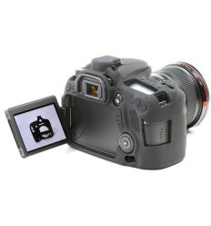 FUNDA SILICONA EASYCOVER PARA CANON 70D BLACK 2