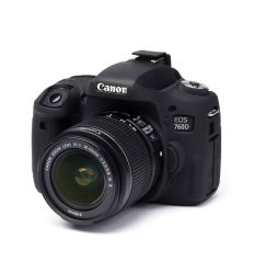 FUNDA SILICONA EASYCOVER PARA CANON 760D / T6s BLACK