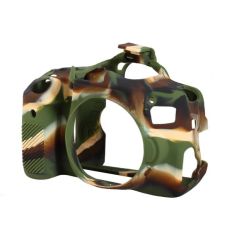 FUNDA SILICONA EASYCOVER PARA CANON 650D / 700D / Rebel T4i / T5i / CAMOUFLAGE
