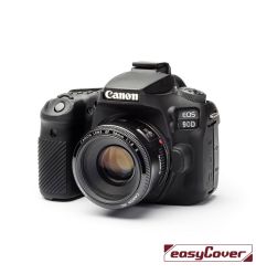 FUNDA SILICONA EASYCOVER PARA CANON 90D BLACK