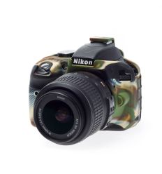 FUNDA SILICONA EASYCOVER NIKON D3300 / D3400 CAMOUFLAGE