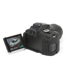 FUNDA SILICONA EASYCOVER PARA NIKON D5100 BLACK 2