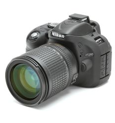 FUNDA SILICONA EASYCOVER PARA NIKON D5200 BLACK