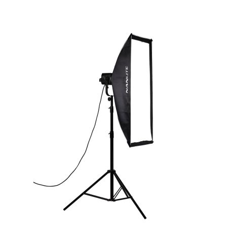 NANLITE SOFTBOX RECTA/STRIP 45 X 110 CM + NIDO DE ABEJA EC-110X45    NASBAS110X45