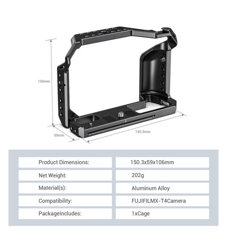 SmallRig Cage Camera for FUJIFILM X-T4 CCF2808
