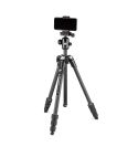 Manfrotto Trípode Element MII Mobile BT Carbono + pinza Smartphone y remoto Bluetooth. (MKELMII4CMB-BH)
