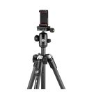 Manfrotto Trípode Element MII Mobile BT Carbono + pinza Smartphone y remoto Bluetooth. (MKELMII4CMB-BH)