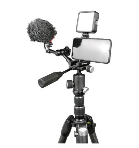 Vanguard Veo 3T 235CP - Trípode de viaje de carbono, rótula de paneo