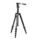 Vanguard Veo 3T 235CP - Trípode de viaje de carbono, rótula de paneo