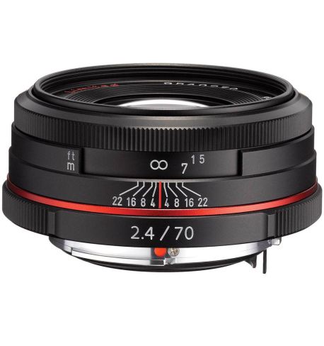 PENTAX 70mm F2.4 HD DA Limited Edition Black    (segunda mano)  ****