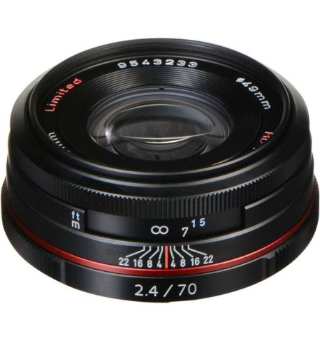 PENTAX 70mm F2.4 HD DA Limited Edition Black    (segunda mano)  ****