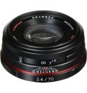 PENTAX 70mm F2.4 HD DA Limited Edition Black    (segunda mano)  ****