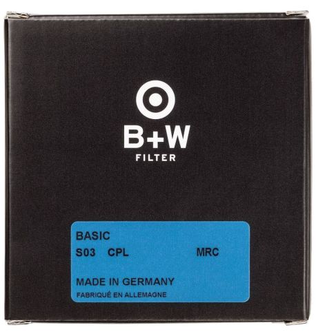 B+W Filtro Polarizador Circular Basic MRC | Escoge el diámetro