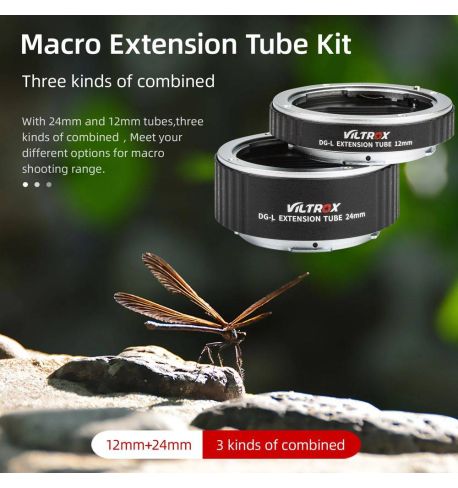 VILTROX Tubos de extensión para L-Mount Lumix /Leica