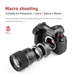 VILTROX Tubos de extensión para L-Mount Lumix /Leica 2
