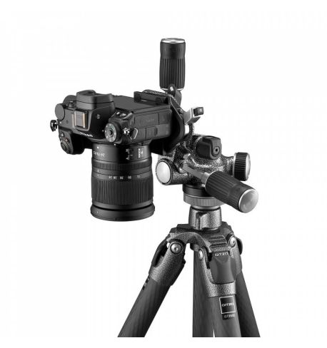 Gitzo - Kit trípode Mountaineer con rótula 3 way GHF3W. Serie 3. Carbono. 4 secc.