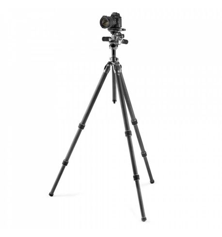 Gitzo - Kit trípode Mountaineer con rótula 3 way GHF3W. Serie 3. Carbono. 4 secc.