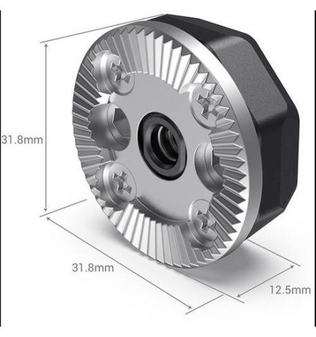 SmallRig Montaje atornillable de roseta estándar Arri (rosca M6) SAP2804