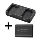 OLYMPUS SBLX-1: Pack Batería + Cargador Orig. para OM-1