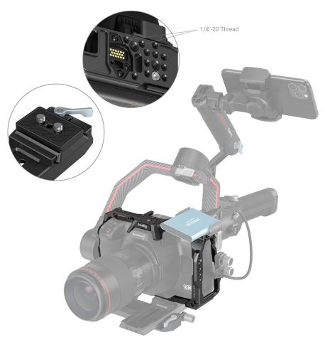 SMALLRIG Cage Full para BLACKMAGIC 6K PRO BMPCC 3517