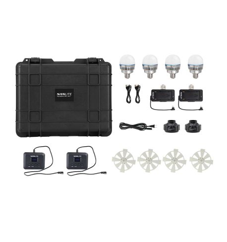 NANLITE PAVOTUBE 10C 4x Kit NA1410044KIT