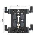 SmallRig Baseplate with Dual 15mm Rod Clamp 1798