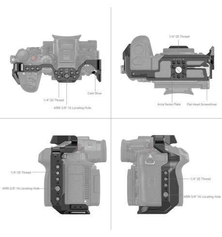 Smallrig Cage para Panasonic LUMIX GH6 3784