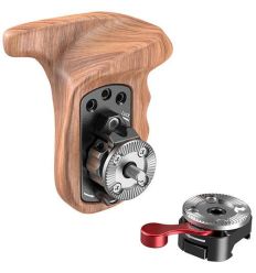 SmallRig Handgrip Wooden with NATO Clamp Kit 2118C (SRNB207C) 2