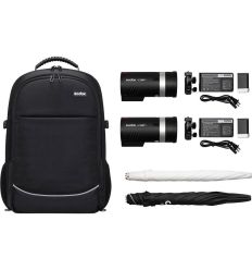 Godox Kit de 2 cabezales AD300Pro CON MOCHILA