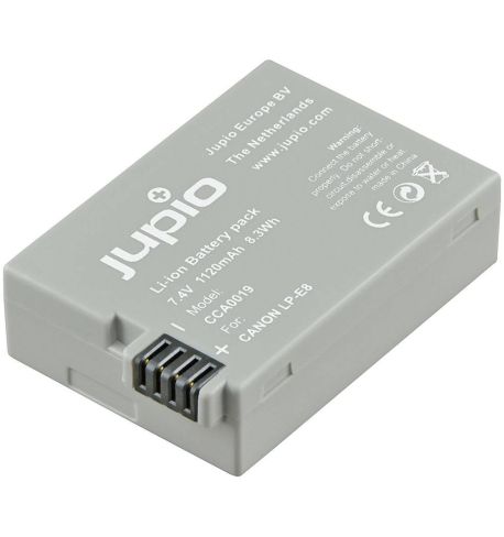 CARGADOR DOBLE JUPIO + 2 BATERIAS para Canon LP-E8 CCA1003