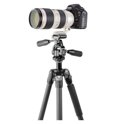 Vanguard Veo 3 263CPS - Trípode de carbono, rótula de 3 vías