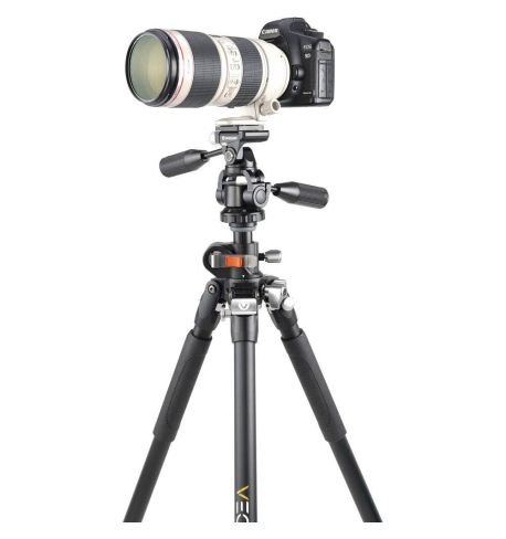 Vanguard VEO 3+ 263APS - Trípode de aluminio, rotula de 3 vías