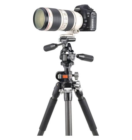 Vanguard VEO 3+ 263CPS - Trípode de carbono, rotula de 3 vías