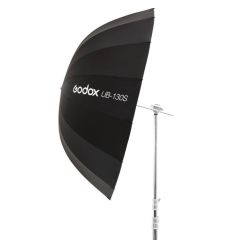 Godox Paraguas parabólico negro y plateado 
UB-130S 2