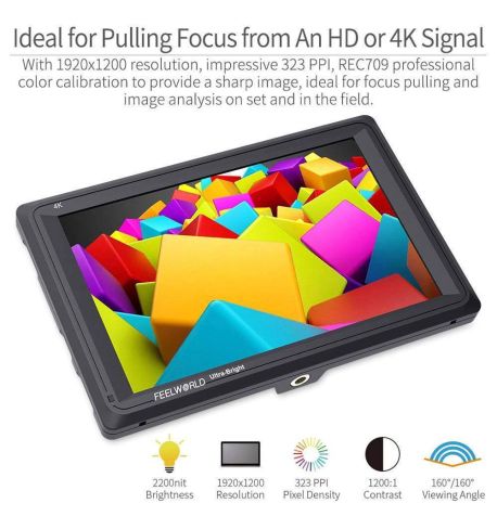 FEELWORLD Monitor FW279 7" 3D LUT 4K HDMI (FW0016)