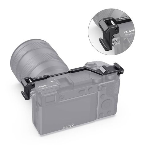 SmallRig Placa de reubicación de montura de zapata para cámara Sony A6600 2498